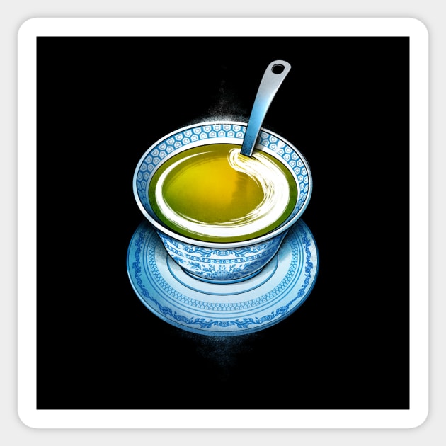 Enso Circle Green Tea Sticker by Tobe_Fonseca